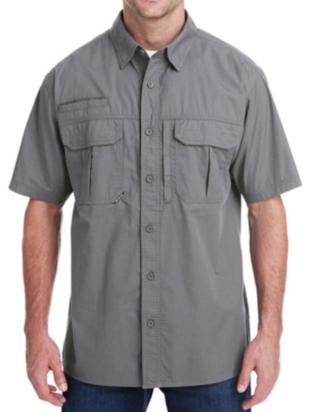 Dri Duck 4463 Men's Utility Shirt - Gunmetal
